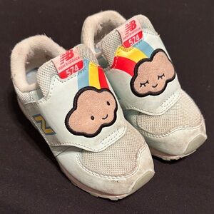 New Balance Rainbow Cloud Sneaker - Toddler size 8